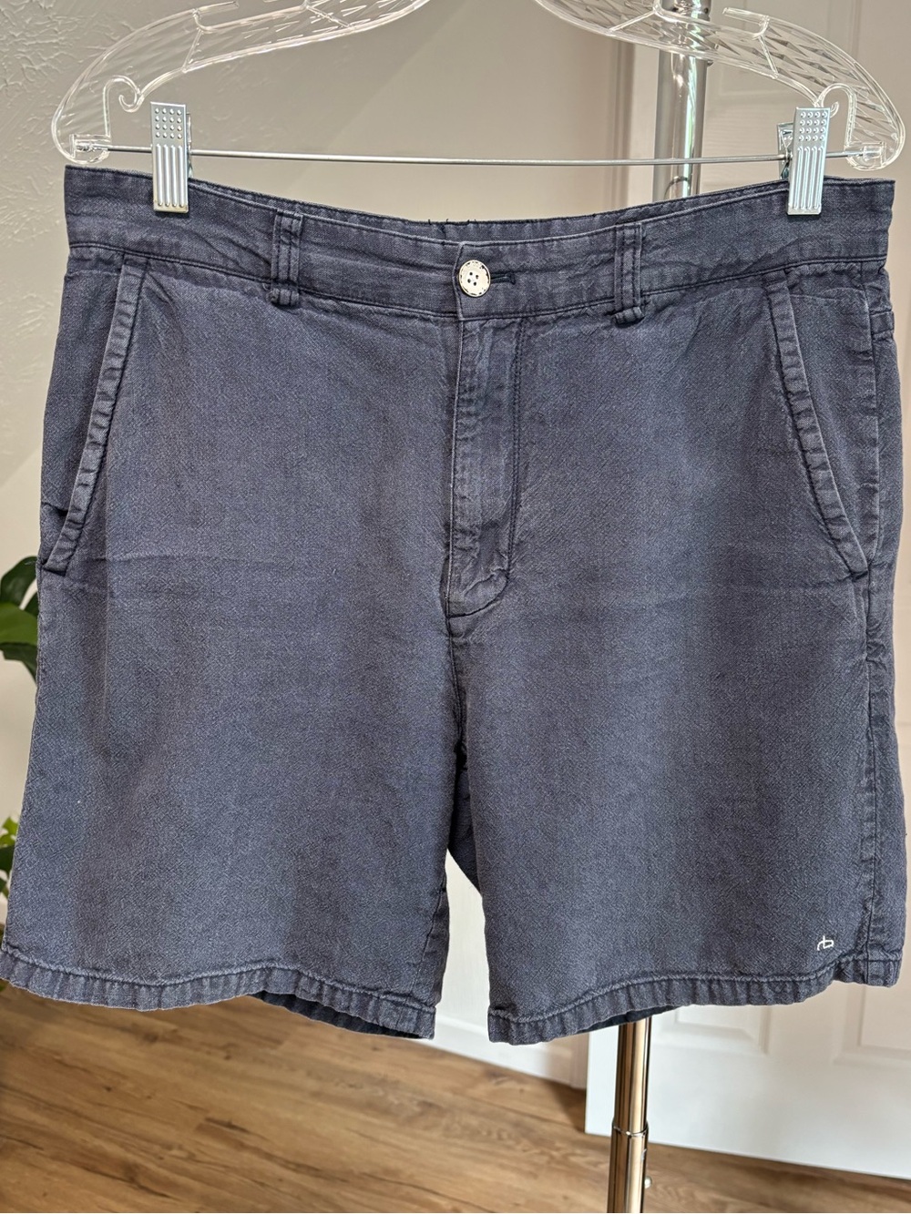 rag & bone linen blend Eaton shorts, size 32